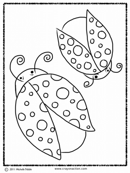 Disegno da colorare: Coccinella (Animali) #3507 - Pagine da Colorare Stampabili Gratuite