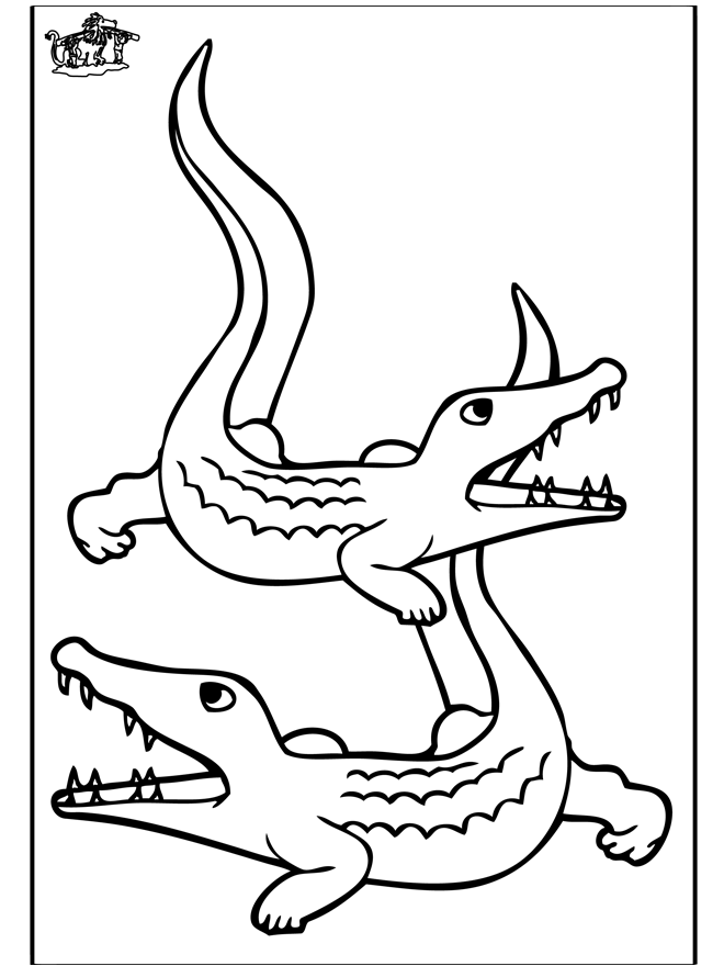 Disegno da colorare: Coccodrillo (Animali) #4892 - Pagine da Colorare Stampabili Gratuite