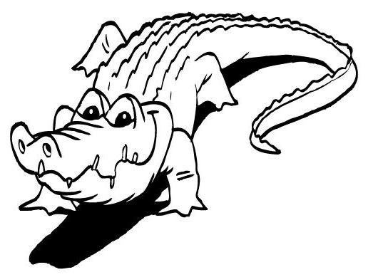 Disegno da colorare: Coccodrillo (Animali) #4968 - Pagine da Colorare Stampabili Gratuite
