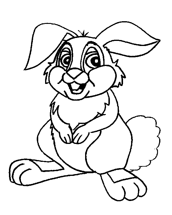 Disegno da colorare: Coniglio (Animali) #9525 - Pagine da Colorare Stampabili Gratuite