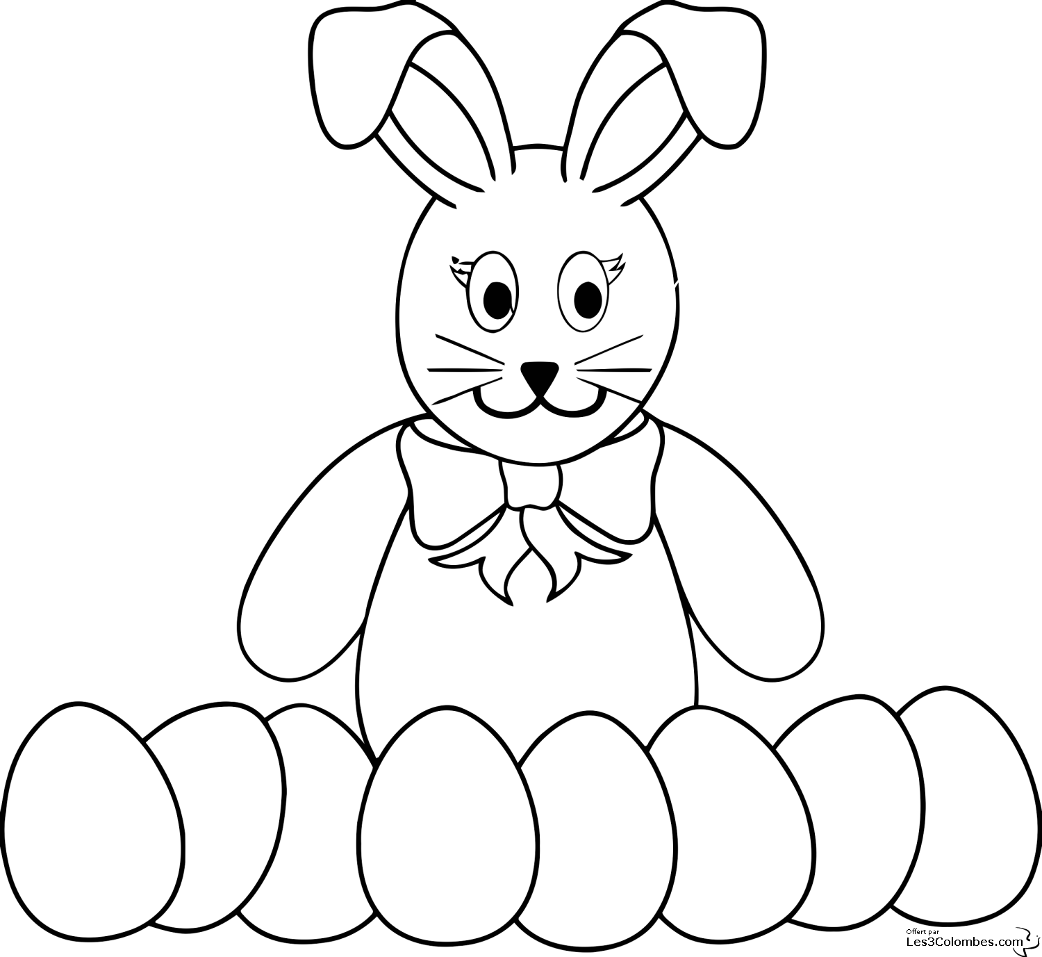 Disegno da colorare: Coniglio (Animali) #9527 - Pagine da Colorare Stampabili Gratuite