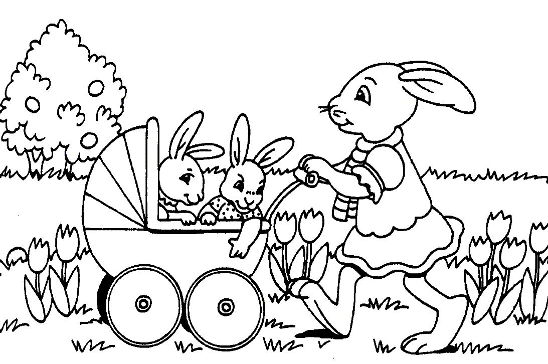 Disegno da colorare: Coniglio (Animali) #9576 - Pagine da Colorare Stampabili Gratuite