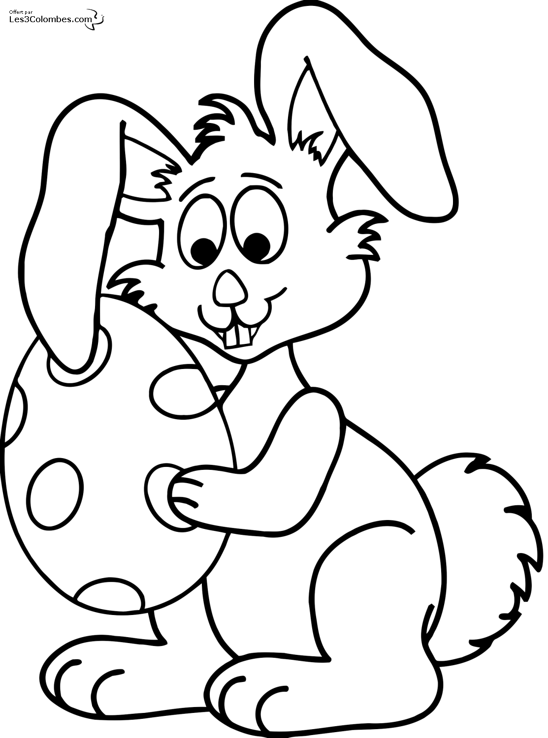 Disegno da colorare: Coniglio (Animali) #9688 - Pagine da Colorare Stampabili Gratuite
