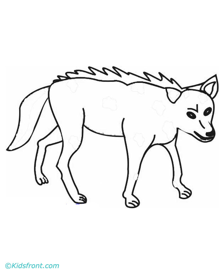 Disegno da colorare: Coyote (Animali) #4513 - Pagine da Colorare Stampabili Gratuite