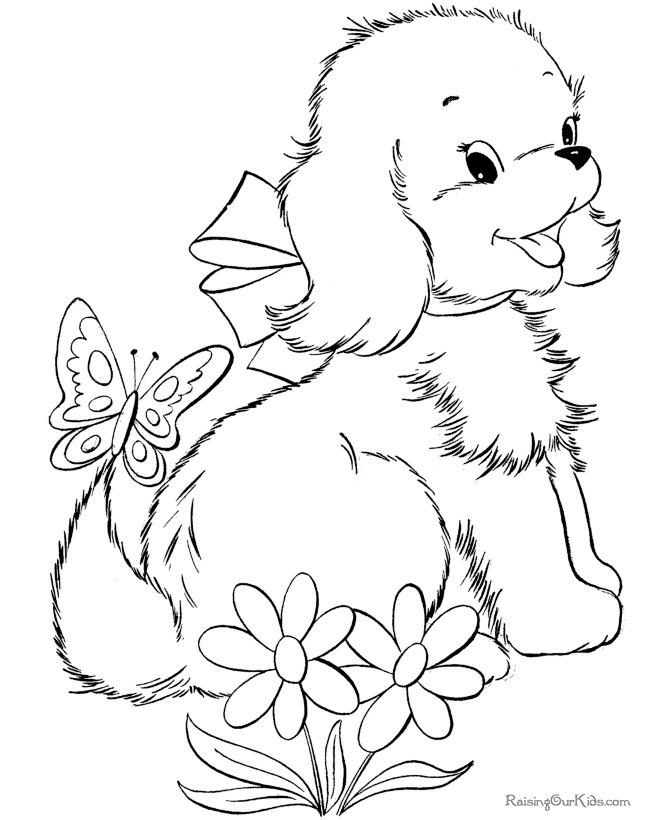 Disegno da colorare: Cucciolo (Animali) #2911 - Pagine da Colorare Stampabili Gratuite