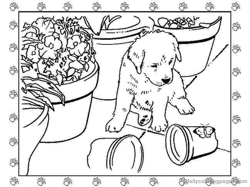 Disegno da colorare: Cucciolo (Animali) #3011 - Pagine da Colorare Stampabili Gratuite