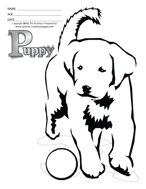 Disegno da colorare: Cucciolo (Animali) #3050 - Pagine da Colorare Stampabili Gratuite