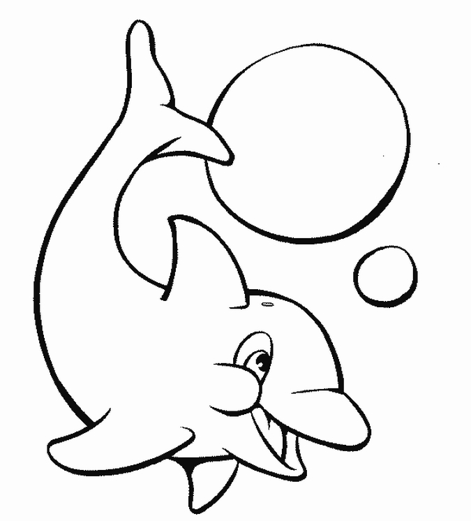 Disegno da colorare: Delfino (Animali) #5094 - Pagine da Colorare Stampabili Gratuite