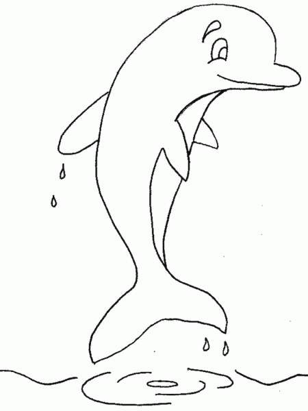 Disegno da colorare: Delfino (Animali) #5155 - Pagine da Colorare Stampabili Gratuite