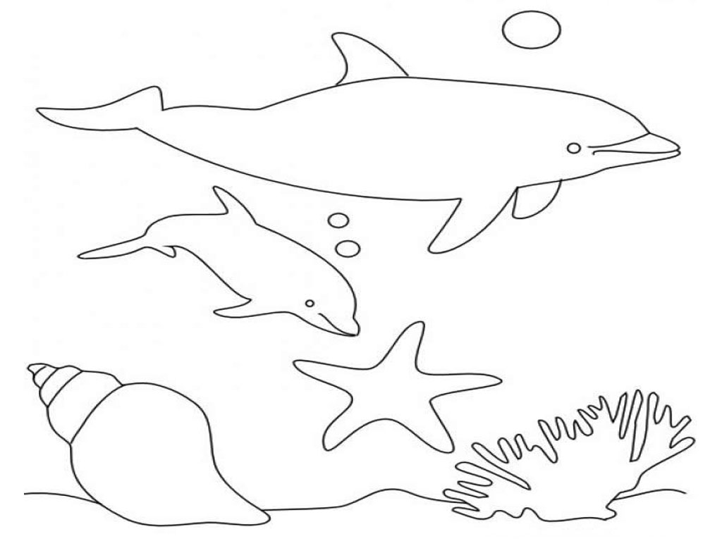 Disegno da colorare: Delfino (Animali) #5219 - Pagine da Colorare Stampabili Gratuite
