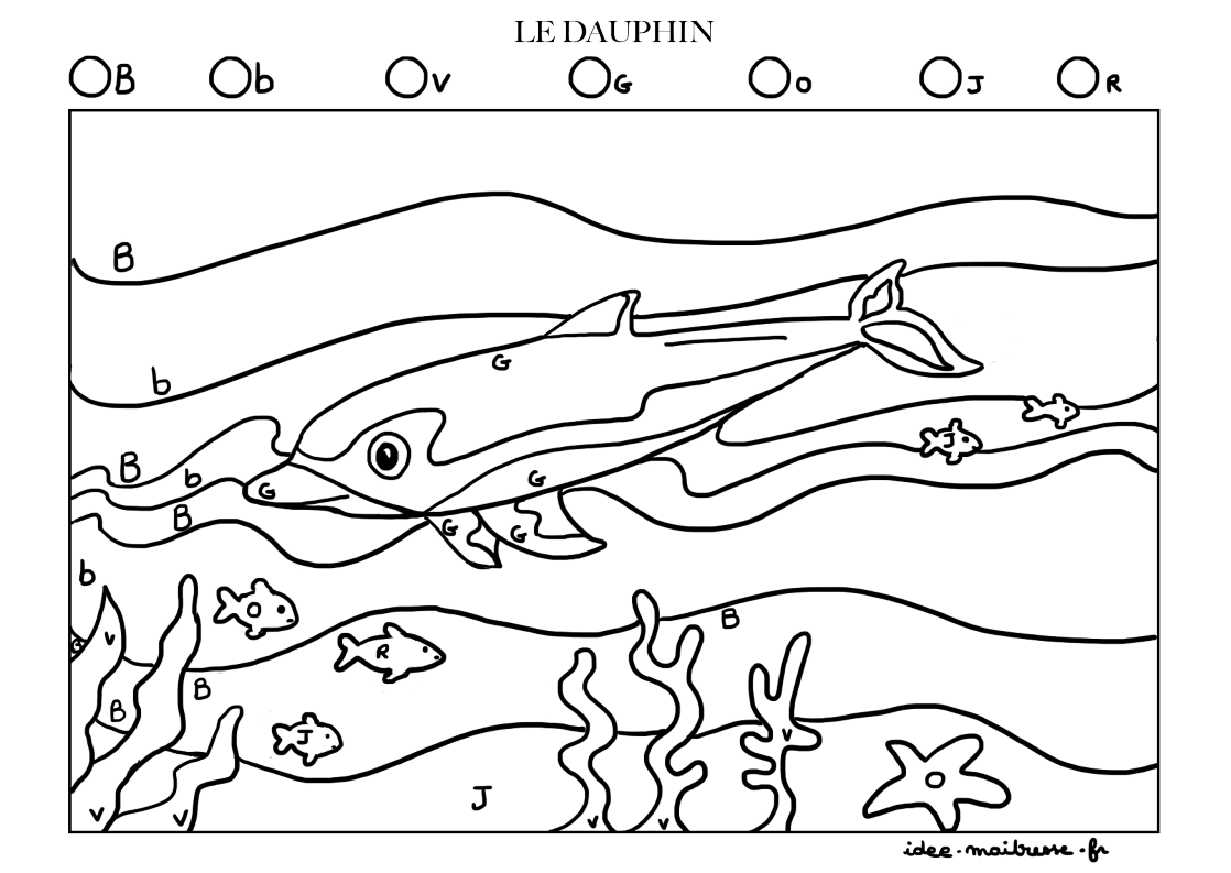 Disegno da colorare: Delfino (Animali) #5242 - Pagine da Colorare Stampabili Gratuite