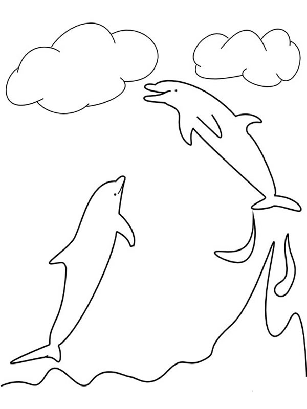 Disegno da colorare: Delfino (Animali) #5244 - Pagine da Colorare Stampabili Gratuite