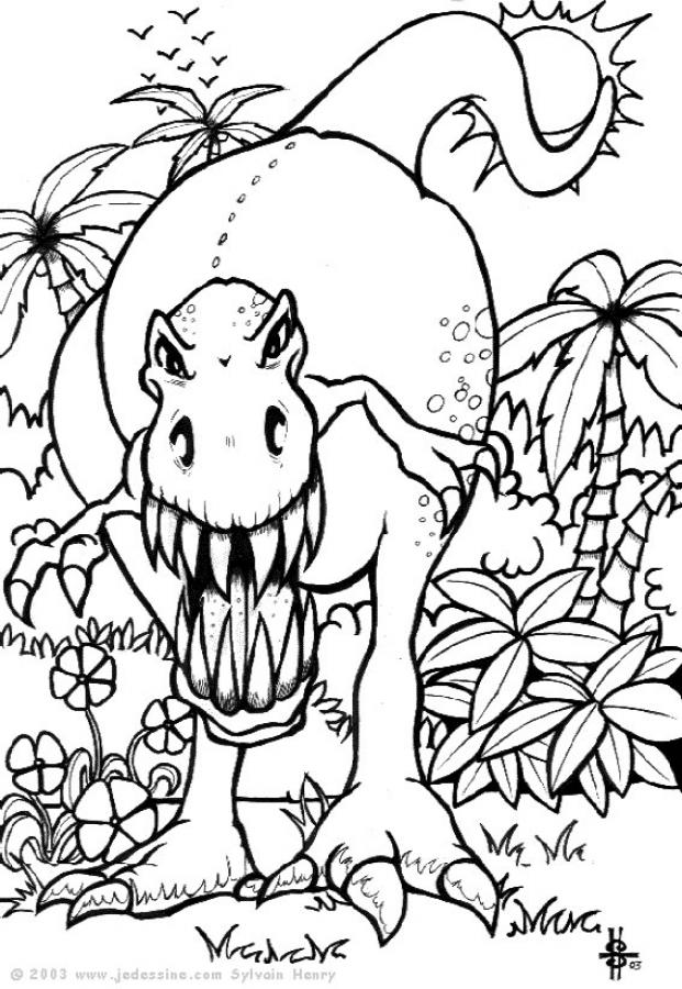 Disegno da colorare: Dinosauro (Animali) #5508 - Pagine da Colorare Stampabili Gratuite