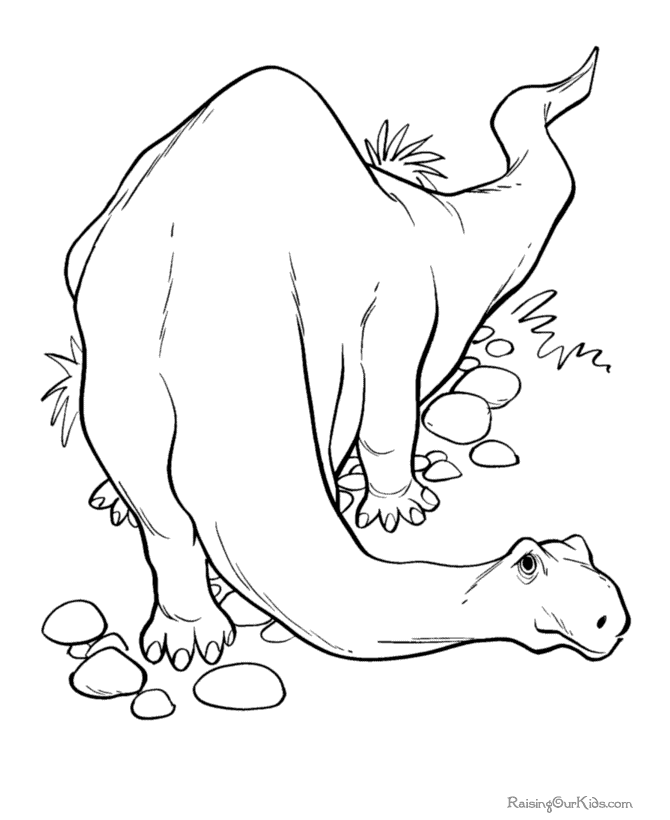 Disegno da colorare: Dinosauro (Animali) #5516 - Pagine da Colorare Stampabili Gratuite