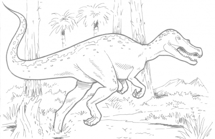 Disegno da colorare: Dinosauro (Animali) #5525 - Pagine da Colorare Stampabili Gratuite