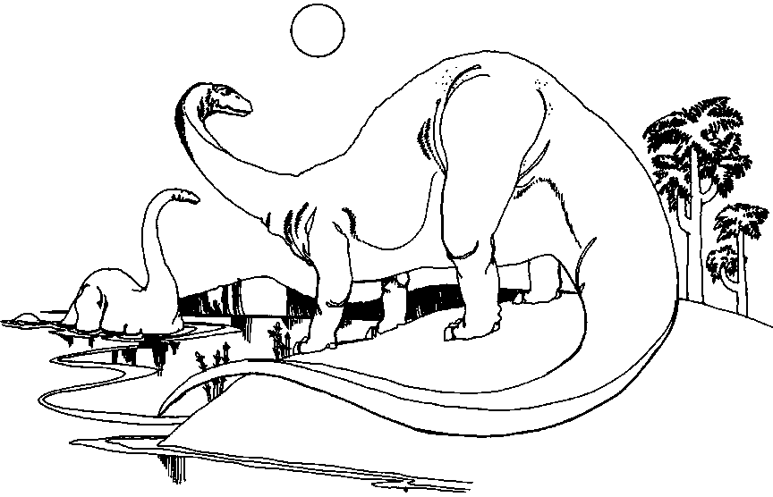 Disegno da colorare: Dinosauro (Animali) #5551 - Pagine da Colorare Stampabili Gratuite