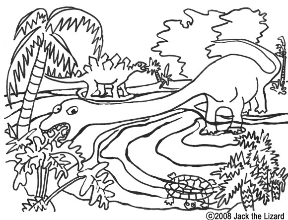 Disegno da colorare: Dinosauro (Animali) #5595 - Pagine da Colorare Stampabili Gratuite
