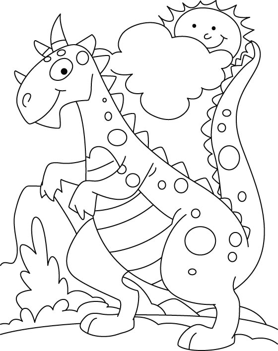 Disegno da colorare: Dinosauro (Animali) #5610 - Pagine da Colorare Stampabili Gratuite