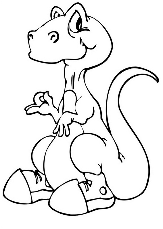 Disegno da colorare: Dinosauro (Animali) #5657 - Pagine da Colorare Stampabili Gratuite