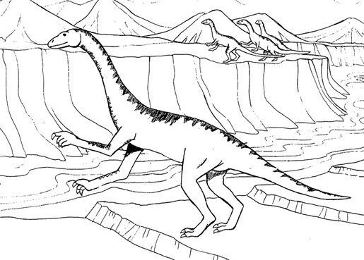 Disegno da colorare: Dinosauro (Animali) #5661 - Pagine da Colorare Stampabili Gratuite