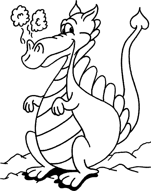 Disegno da colorare: Drago (Animali) #5702 - Pagine da Colorare Stampabili Gratuite