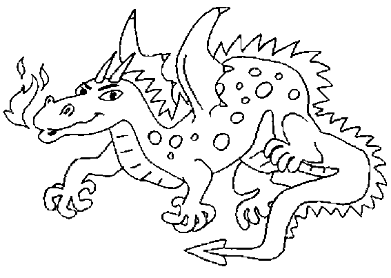 Disegno da colorare: Drago (Animali) #5765 - Pagine da Colorare Stampabili Gratuite