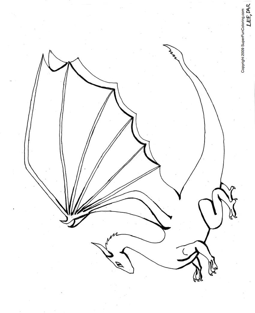 Disegno da colorare: Drago (Animali) #5797 - Pagine da Colorare Stampabili Gratuite