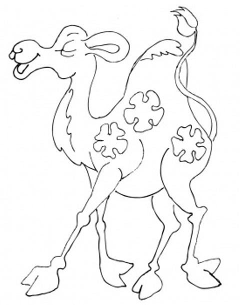 Disegno da colorare: Dromedario (Animali) #6085 - Pagine da Colorare Stampabili Gratuite