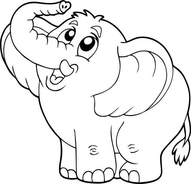 Disegno da colorare: Elefante (Animali) #6296 - Pagine da Colorare Stampabili Gratuite