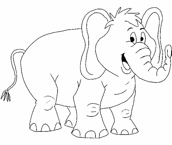 Disegno da colorare: Elefante (Animali) #6304 - Pagine da Colorare Stampabili Gratuite