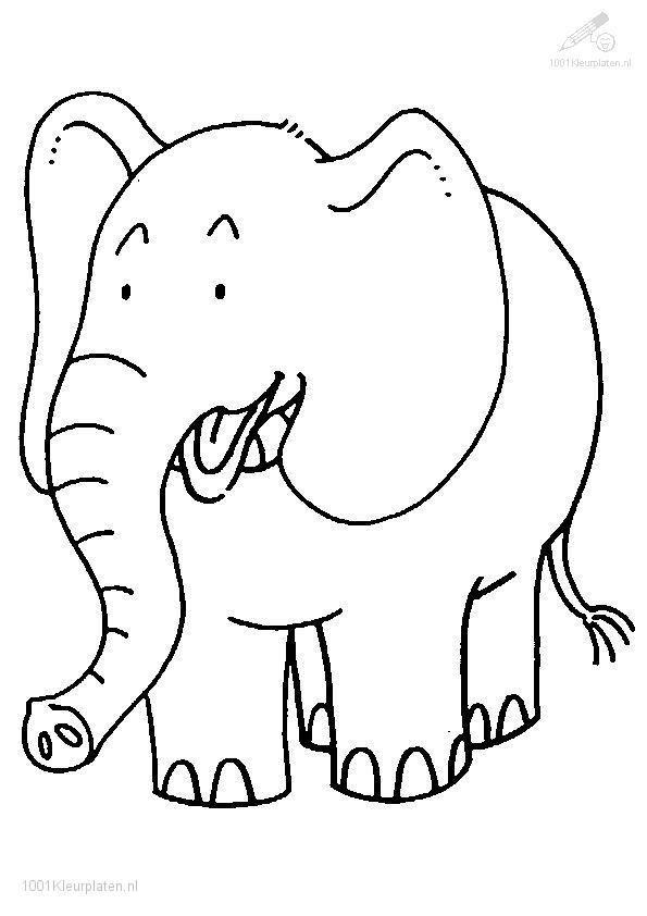 Disegno da colorare: Elefante (Animali) #6305 - Pagine da Colorare Stampabili Gratuite
