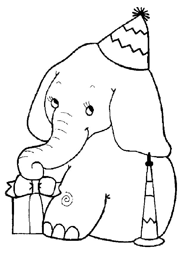 Disegno da colorare: Elefante (Animali) #6313 - Pagine da Colorare Stampabili Gratuite