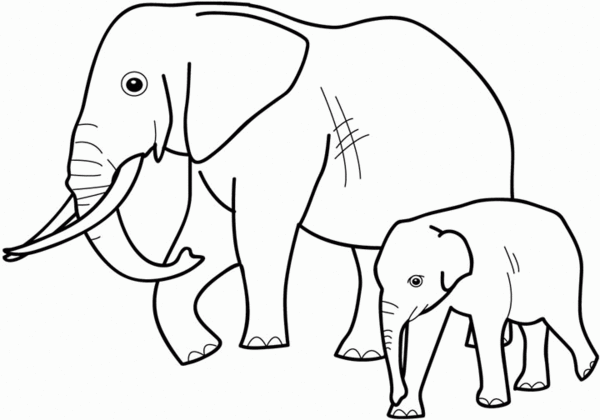 Disegno da colorare: Elefante (Animali) #6322 - Pagine da Colorare Stampabili Gratuite