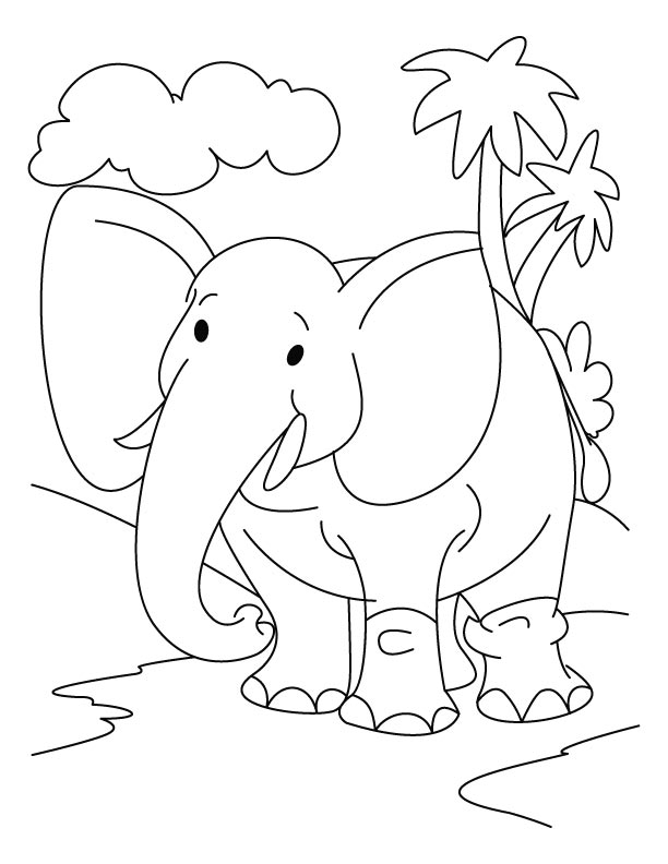 Disegno da colorare: Elefante (Animali) #6329 - Pagine da Colorare Stampabili Gratuite