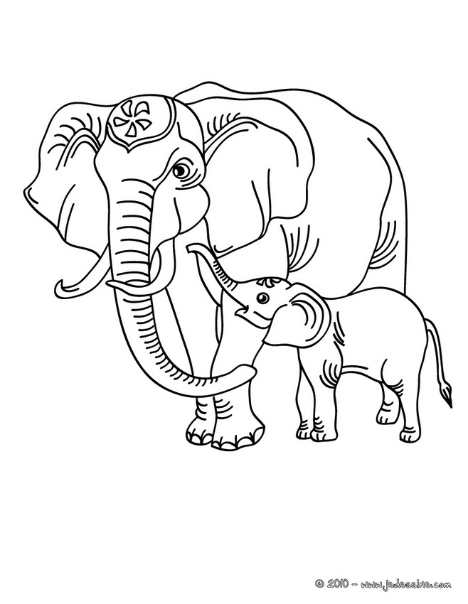 Disegno da colorare: Elefante (Animali) #6337 - Pagine da Colorare Stampabili Gratuite