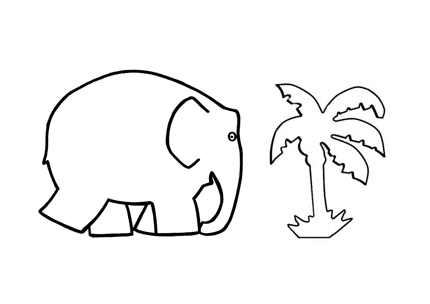 Disegno da colorare: Elefante (Animali) #6352 - Pagine da Colorare Stampabili Gratuite