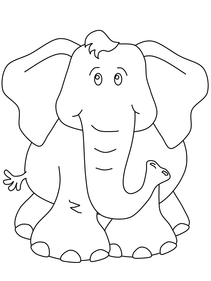 Disegno da colorare: Elefante (Animali) #6385 - Pagine da Colorare Stampabili Gratuite