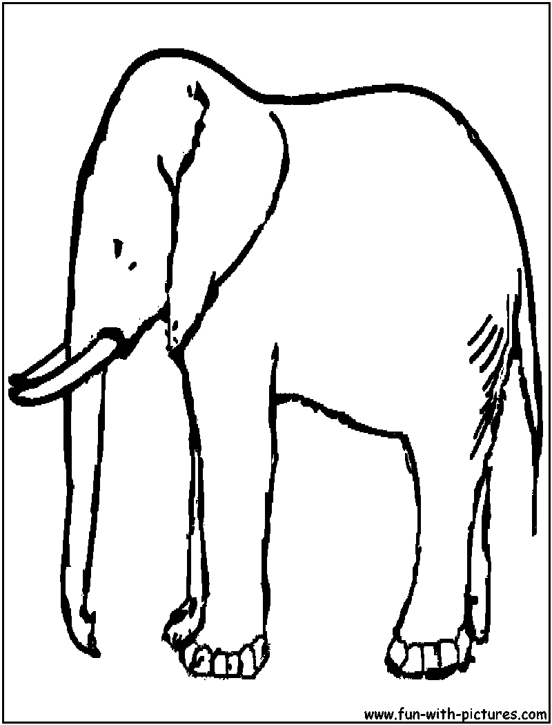 Disegno da colorare: Elefante (Animali) #6394 - Pagine da Colorare Stampabili Gratuite