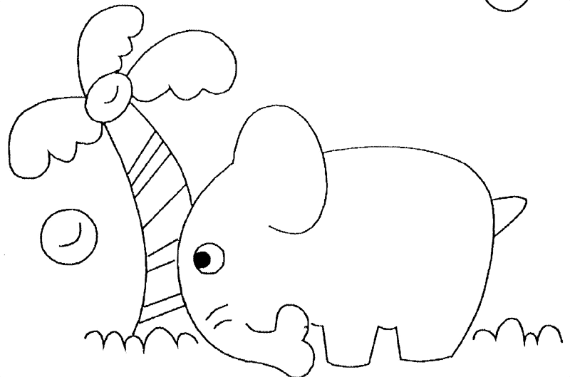 Disegno da colorare: Elefante (Animali) #6399 - Pagine da Colorare Stampabili Gratuite