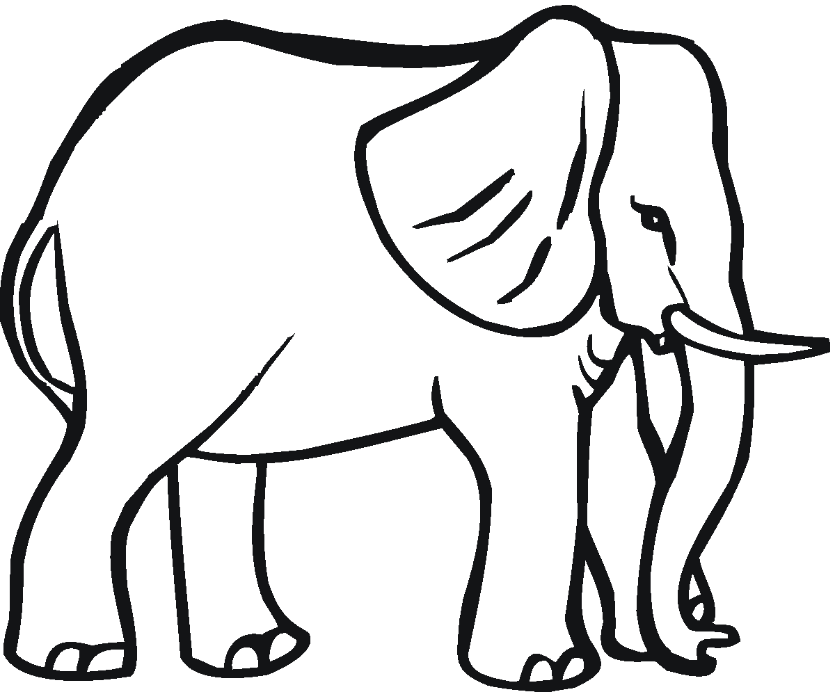 Disegno da colorare: Elefante (Animali) #6401 - Pagine da Colorare Stampabili Gratuite
