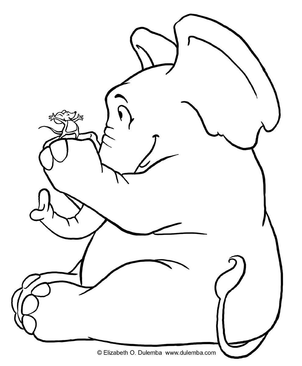 Disegno da colorare: Elefante (Animali) #6407 - Pagine da Colorare Stampabili Gratuite