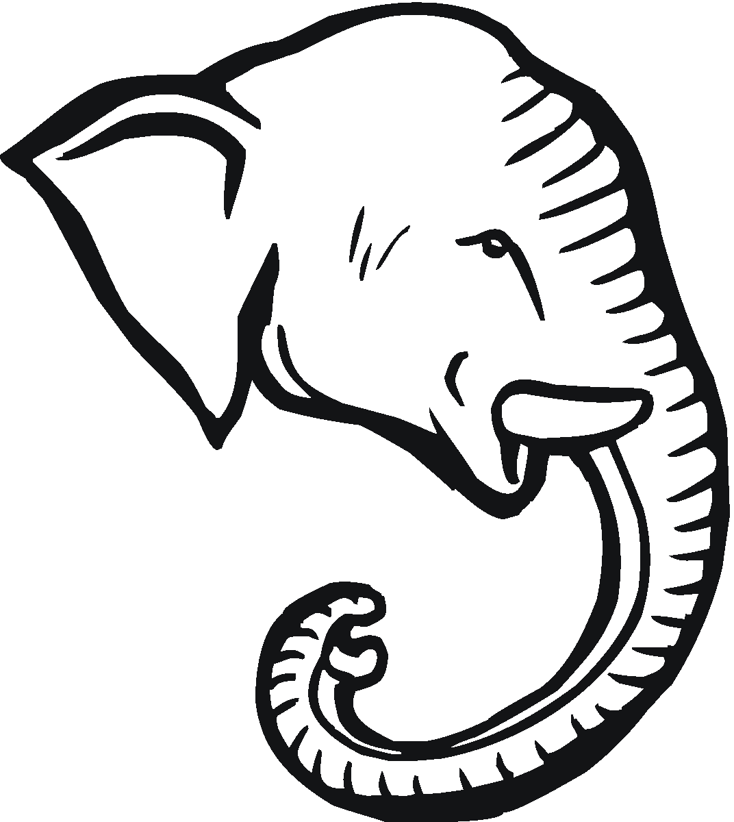 Disegno da colorare: Elefante (Animali) #6410 - Pagine da Colorare Stampabili Gratuite