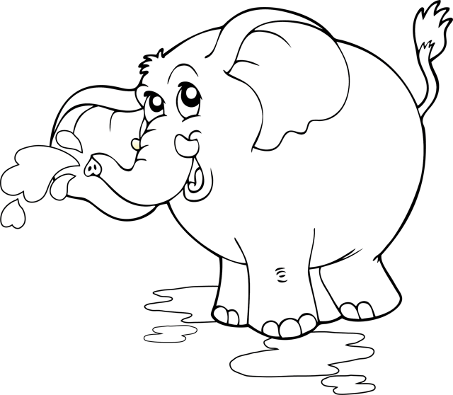 Disegno da colorare: Elefante (Animali) #6412 - Pagine da Colorare Stampabili Gratuite