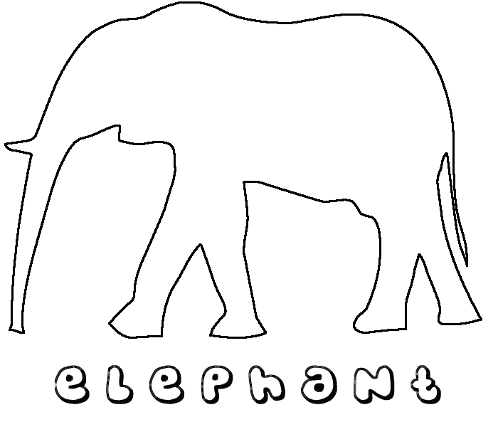 Disegno da colorare: Elefante (Animali) #6414 - Pagine da Colorare Stampabili Gratuite
