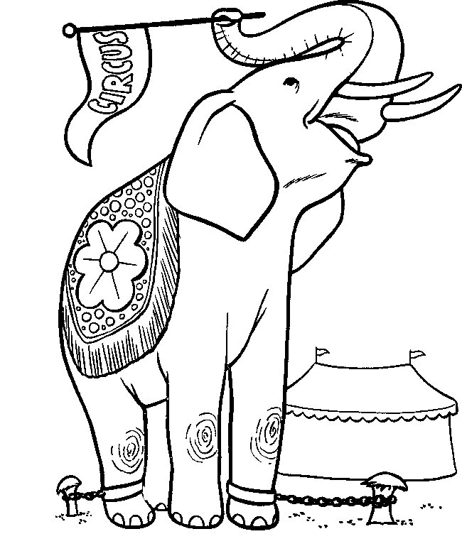 Disegno da colorare: Elefante (Animali) #6422 - Pagine da Colorare Stampabili Gratuite