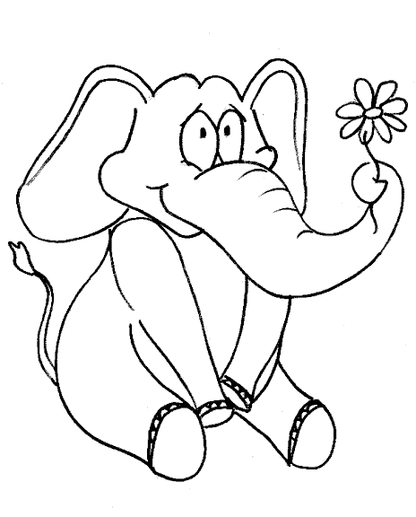 Disegno da colorare: Elefante (Animali) #6428 - Pagine da Colorare Stampabili Gratuite