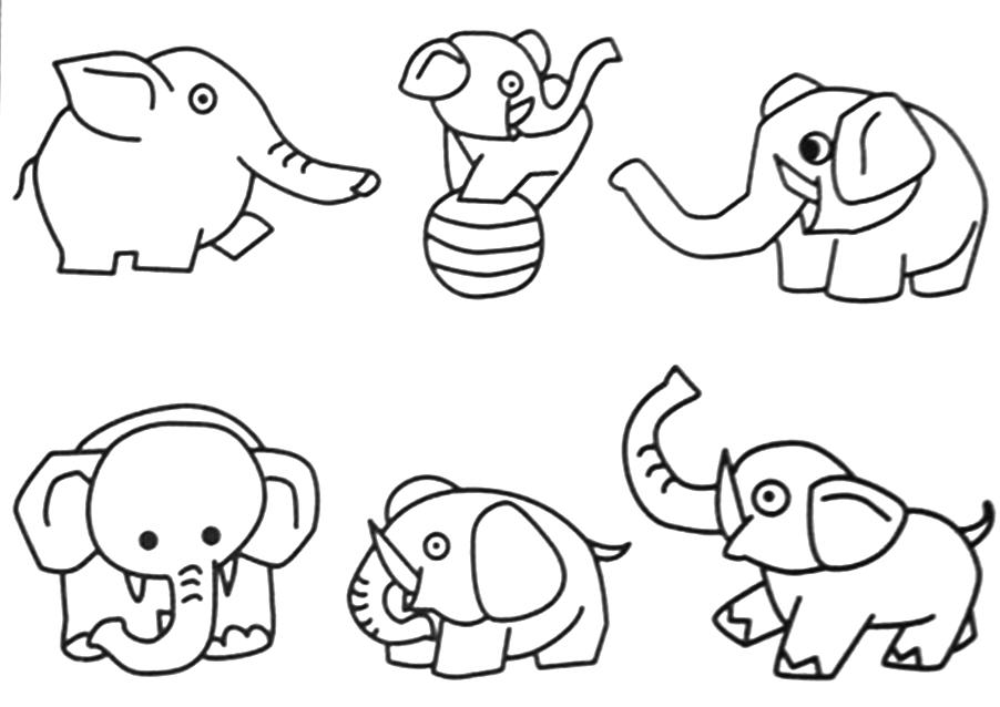 Disegno da colorare: Elefante (Animali) #6433 - Pagine da Colorare Stampabili Gratuite