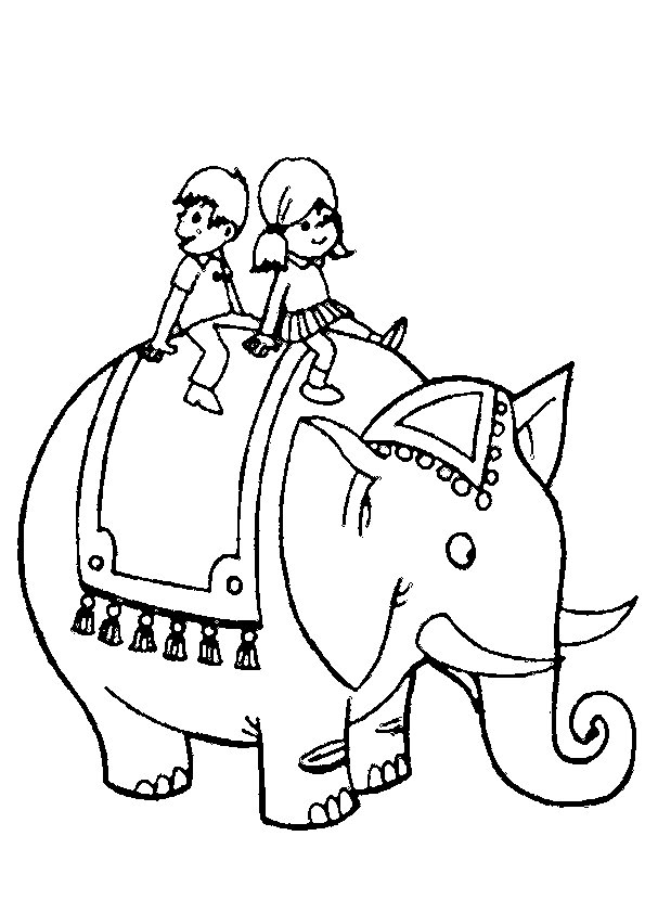 Disegno da colorare: Elefante (Animali) #6434 - Pagine da Colorare Stampabili Gratuite