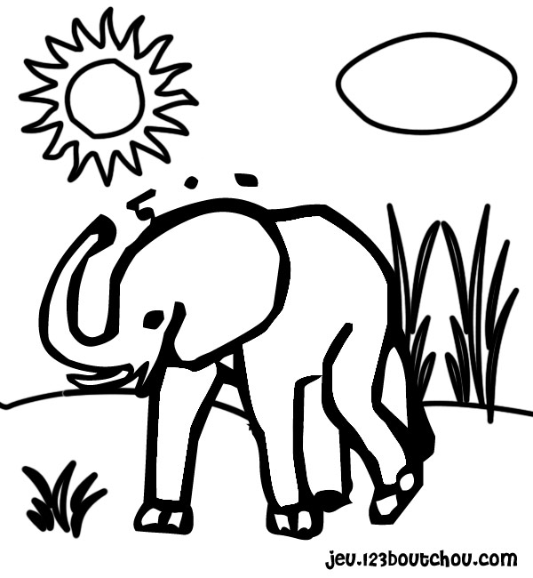 Disegno da colorare: Elefante (Animali) #6448 - Pagine da Colorare Stampabili Gratuite