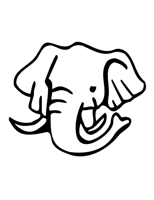 Disegno da colorare: Elefante (Animali) #6468 - Pagine da Colorare Stampabili Gratuite